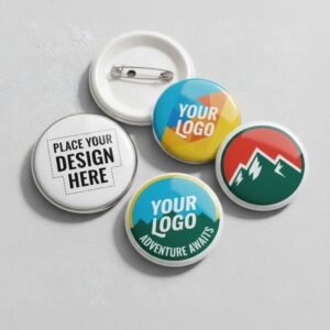 Custom Round Pin Button (Personalized Design)