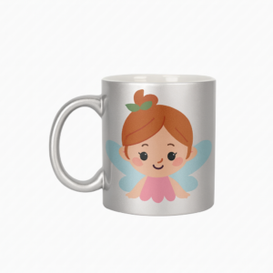 Silver Mug with Magical Fairy Design