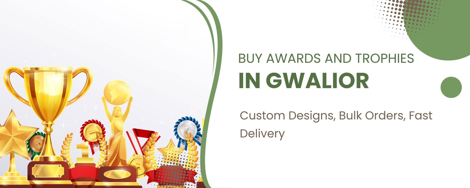 Buy Awards and Trophies in Gwalior – Custom Designs, Bulk Orders, Fast Delivery