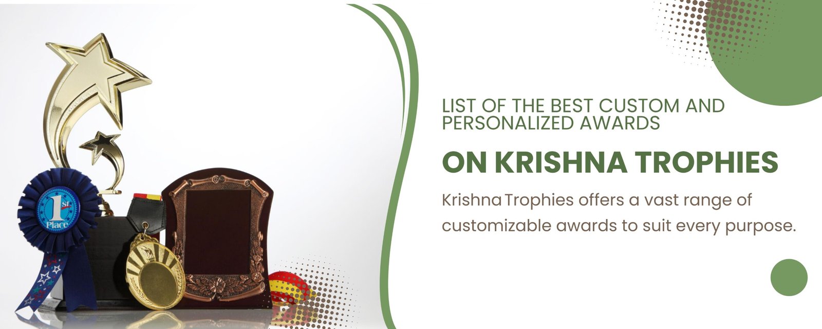List of the Best Custom and Personalized Awards Available on Krishna Trophies