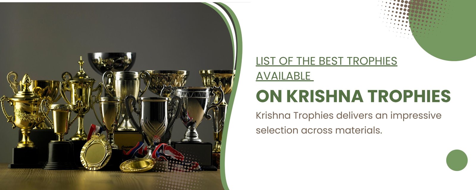List of the best Trophies available on Krishna Trophies