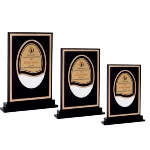 Premium Wooden Shield Trophy – CP 159 (Customizable)