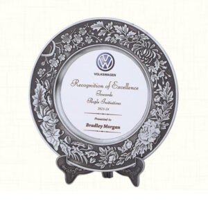 Customized Premium Silver Plate Memento
