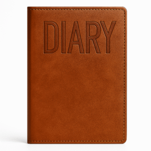 A5 Premium Tan PU Diary