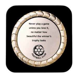 Compact Square Trophy with Circular Engraved Plate (6 x 6)