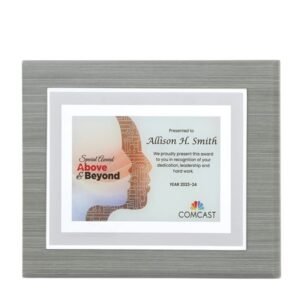 Premium Silver–Grey Frame Memento