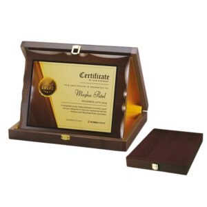 Premium Wooden Certificate Memento