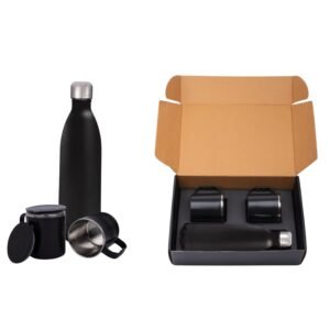 Set of Cola Vacuum Flask with 2 Stainless Steel Cups