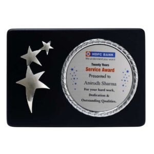 Star Theme Service Award Plaque (10 × 7)