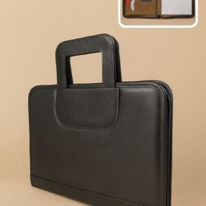 Customized Office Conference Folder – H208 (PU Leather Executive File Folder)