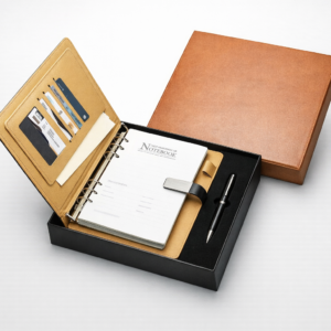 2-in-1 Premium Customized Planner Diary Gift Set with Metal Pen (Model H994)