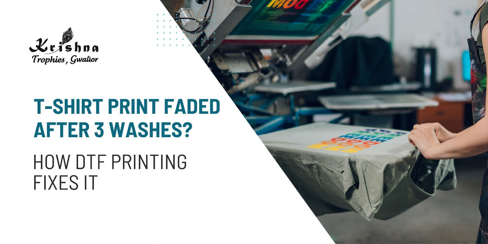 My T-Shirt Print Faded After 3 Washes – Why It Happens and How DTF Fixes It in Gwalior