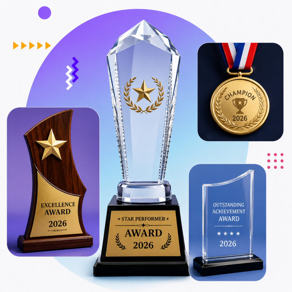 Custom Trophies & Awards | Krishna Trophies
